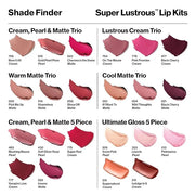Revlon Super Lustrous 3-Piece Lipstick Gift Set, High Impact, Moisturizing, Cream Finish, 764 On The Mauve, 778 Pink Promi...
