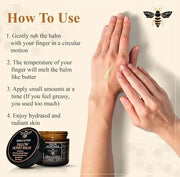 Organic Grass-Fed Beef Tallow Balm with Raw Honey - Moisturizing Cream for Soft, Smooth Skin - Handmade All-Natural Moistu...
