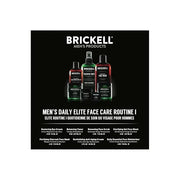 Brickell Men's Daily Elite Face Care Routine I, Toner, Gel Facial Wash, Face Scrub, Anti-Aging Night Cream, Eye Cream, Cha...