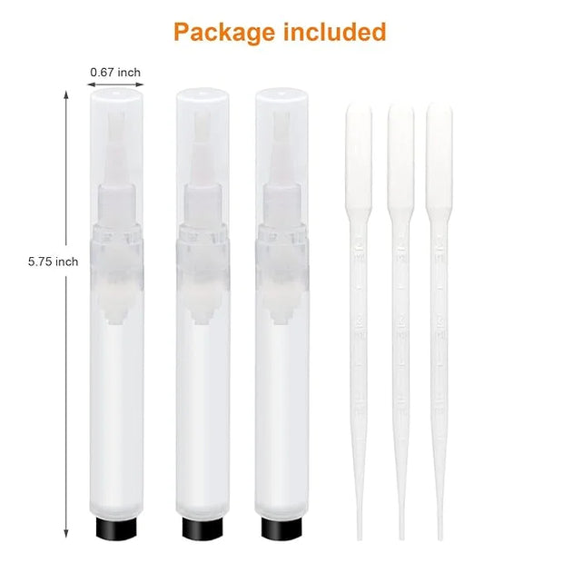 3-Pack 6ml Real Refillable Cuticle