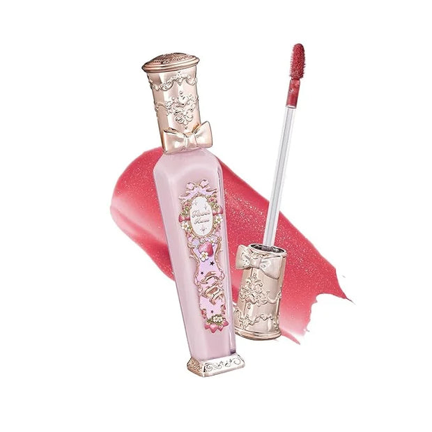 Flower Knows Violet Strawberry Rococo Glitter Lip Gloss G02 Rasberry Booze+Swan Ballet Shine Solid Lip Gloss Stick B05 End...