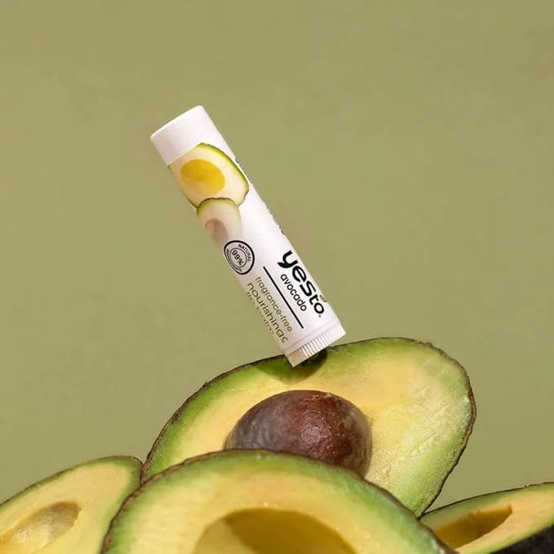 Yes To Avocado Fragrance-Free Bundle, Daily Cream Cleanser, Hyaluronic Acid Serum, Nourishing Daily Hand Cream & Lip Balm,...
