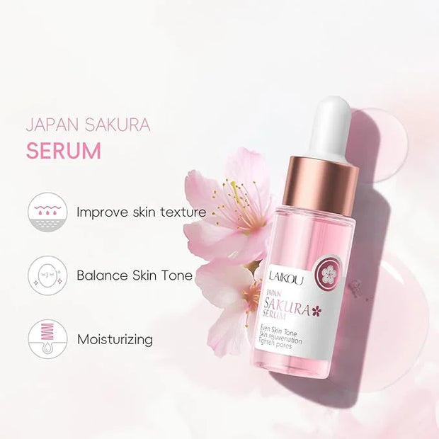 9 In 1 Japan Sakura Skin Care Set, Skincare Set For Women, Face Care Set For Women With Makeup Remover,Cleanser,Eye Cream,...