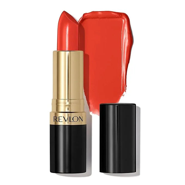 Revlon Super Lustrous Lipstick, Creamy Formula For Soft, Fuller-Looking Lips, Moisturized Feel, 750 Kiss Me Coral, 0.15 oz...