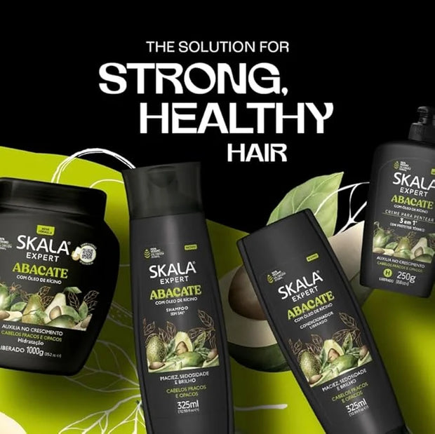 SKALA Avocado Hair Cream Hair Treatment Conditioning (1000g) - Imported from Brazil - Product Image