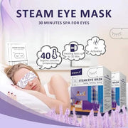 12 Packs Lavender Steam Eye Mask for Dry eyes, Heated eye mask Reduces Dark circle puffiness, Disposable Eye compress warm...