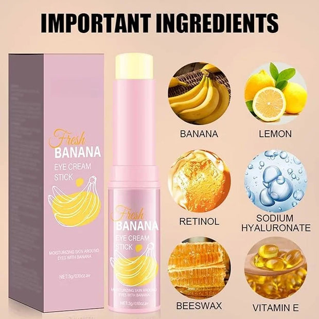 Banana Eye Cream, Anti Aging Eye Cream for Fine Lines Eye Bags Dark Circles and Puffiness,Hydrating Under Eye Cream, with ...