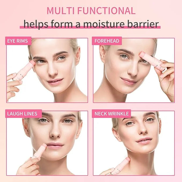 KIMUSE Hydrating Multi Balm Stick, All-in-One Hydrating Lip Balm Eye Cream Neck Cream Make Up Base, Reduce Wrinkle & Moist...