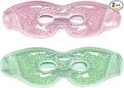 2 PCS Gel Eye Mask,Reusable,for Dark Circles,Dry Eyes,Headaches,Puffiness,Stress,migraines,Eye Bags.Allergies,Sinus discom...