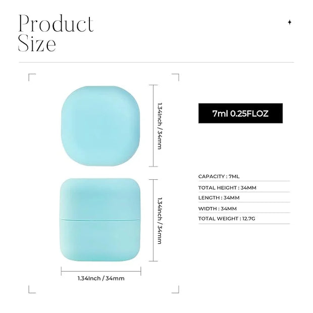 0.25 oz（7g） Empty Lip Balm Square