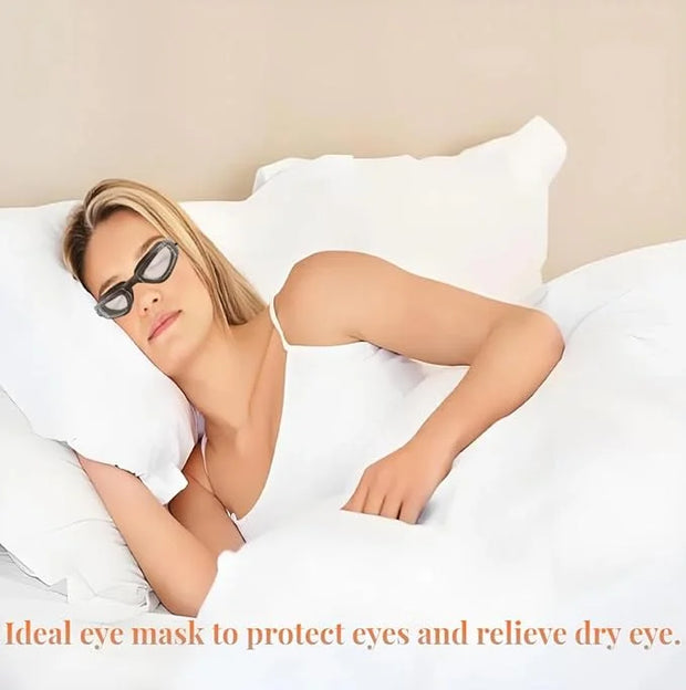 Moisture Chamber Goggles for Dry Eye Relief，Post Eye Surgery Recovery and Eyes Protection, 3D Care Moisturizing Eye Mask w...