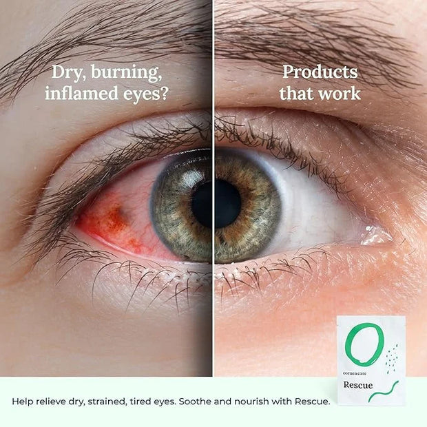 Rescue: Hydrogel Self Cooling Compress | Cold Eye Masks for Puffy Eyes | Self Cooling Eye Compress for Fast Relief | Trave...