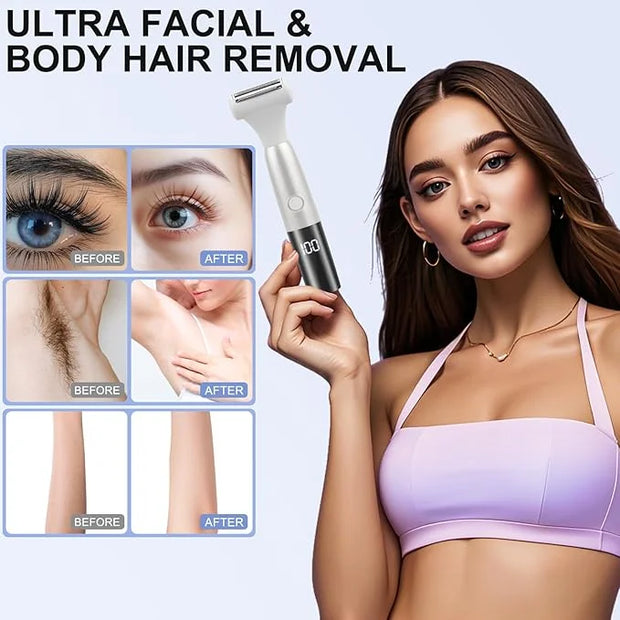 5 in 1 Bikini Trimmer for Women - Electric Razors for Women, Cordless Rechargeable Electric Shaver, IPX7 Waterproof Wet Dr...