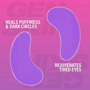 Eye Patches for Dark Circles and Puffiness, Under Eye Mask with Hyaluronic Acid and Kakadu Plum, Vegan and Cruelty-Free Un...