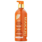 MAKARI Extreme Argan & Carrot Oil 3 Piece Gift Set - Exfoliating Soap, Tone Boosting Body Lotion & Face Cream Ideal for Al...