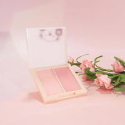 Dual Powder Matte Blush Palette – Soft Pink & Rosy – Matte Finish, Buildable Long Lasting Face Blush Makeup,Lightweight, V...