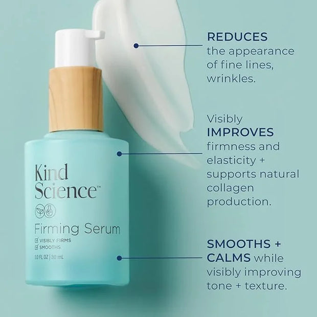 Kind Science Deluxe Kit - Skin Care by Ellen DeGeneres Full Size 5pc Set with Hydration Cream, Firming Serum, Radiance Oil...