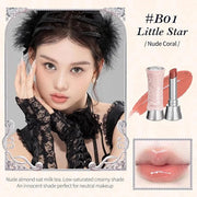 Flower Knows Violet Strawberry Rococo Glitter Lip Gloss G02 Rasberry Booze+Swan Ballet Shine Solid Lip Gloss Stick B01 Lit...