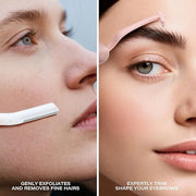 Eyebrow Razors w/Dermaplane Razors Set - Japanese Premium Quality Blades - Small Face Razors for Peach Fuzz and Fine Hair,...