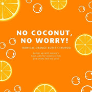 Clean Kids Naturally Tropical Orange Burst Shampoo, All-Natural, Gluten-free, Vegan, and Cruelty-free, Paraben-Free, EWG V...