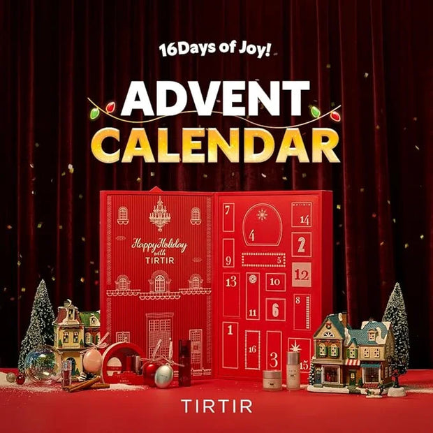TIRTIR Advent Calendar 2024 | 16 Days of Holiday Gift Set for Women, Skincare and Makeup Set, Stocking Stuffers, Skincare ...