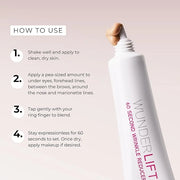 WUNDER2 Wunderlift Instant Eye Tightening Serum, Temporary Firming & Lifting Treatment in 60 Seconds, Reduces Under-Eye Ba...