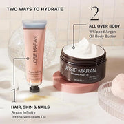 Josie Maran Intensive Creamy Oil - Multi-Tasking Skin Moisturizer & Everything Balm for Dry Lips, Elbows & Full Body Care ...