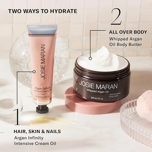 Josie Maran Intensive Creamy Oil - Multi-Tasking Skin Moisturizer & Everything Balm for Dry Lips, Elbows & Full Body Care ...