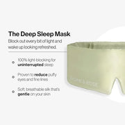 Dore & Rose Deep Sleep Mask Light Blocking, 23 Momme Mulberry Silk Eye Mask, Ultra Soft, Adjustable - Travel Sleeping Mask...