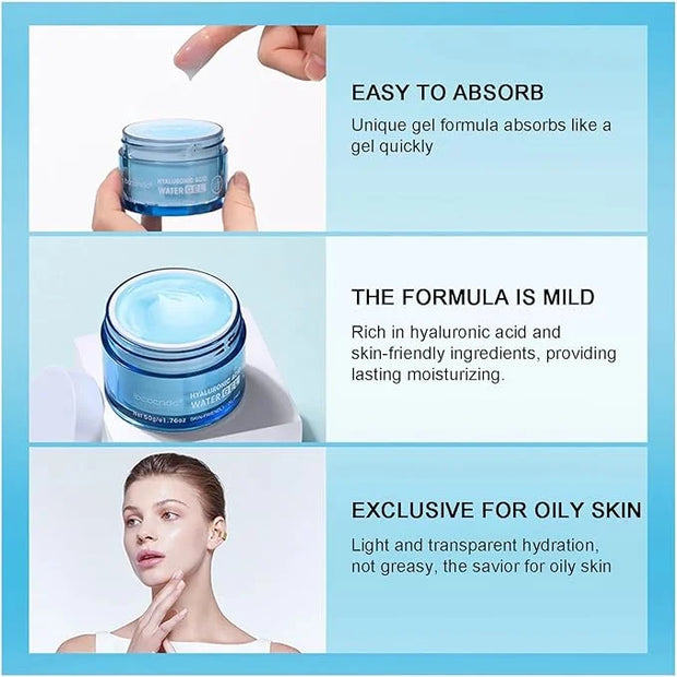 Hydro Boost Hyaluronic Acid Face Moisturizer for Oil Skin, Hydro Boost Moisturizer 48-Hour Hydration, Hydro Boost Water Ge...