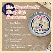 Raw Love Baby Sunscreen 0-6 Months & Up | Babies, Infant, Toddler, Kids Natural Mineral Sunscreen | Sensitive Skin, Fragra...