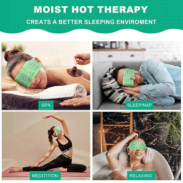 16 Packs Steam Eye Mask,Warm Eye Compress for Dry Eyes Sleep Mask,Hot Auto Heated Eye Masks Relaxing Gifts for Women Moist...