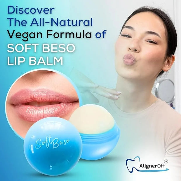 SoftBeso Lip Balm| Blueberry Flavor |Vegan