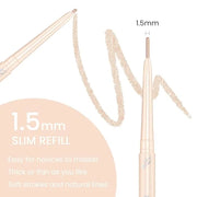 Kaely 1.5mm Skinny Gel Eyeliner Pencil,Shimmer Cat Eye Liner Makeup Pen,Cream Smooth Eyeliner Crayon,delineador de ojos co...
