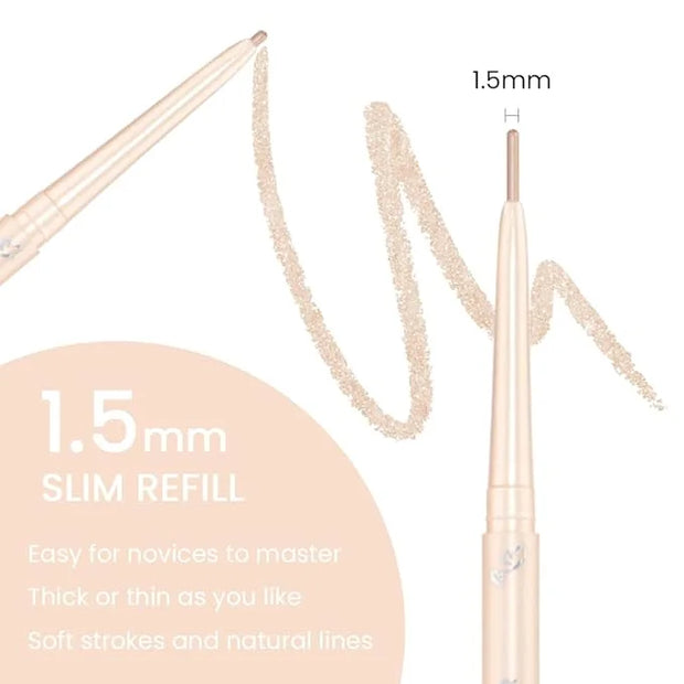 Kaely 1.5mm Skinny Gel Eyeliner Pencil,Shimmer Cat Eye Liner Makeup Pen,Cream Smooth Eyeliner Crayon,delineador de ojos co...