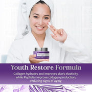Envy Collagen & Peptides Eye Cream - Reduces Dark Circles, Puffiness & Wrinkles, Moisturizing, Anti-Aging, Rejuvenates, De...