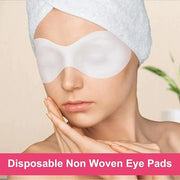 50 Sheets Disposable Eye Masks Non Woven, Cotton Paper Facial Eye Covers, DIY Clear Spa Cosmetic Paper Sheets for Skincare...
