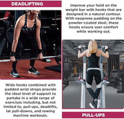 2pcs weight lifting hook help grip hook double - Product Image