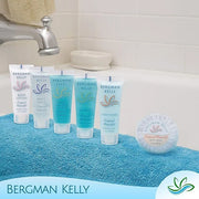 BERGMAN KELLY Round Hotel Soap Bars, Shampoo & Conditioner 3-Piece Set (1 oz each, 150 pc total, Tropical Waterfall), Deli...