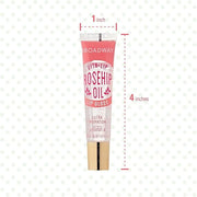 Ruby Kisses Broadway Vita-Lip Clear Lip Gloss (Rosehip Oil 12 Pack), Ultra-Hydrating & Soothing Formula with Vitamin Oils,...