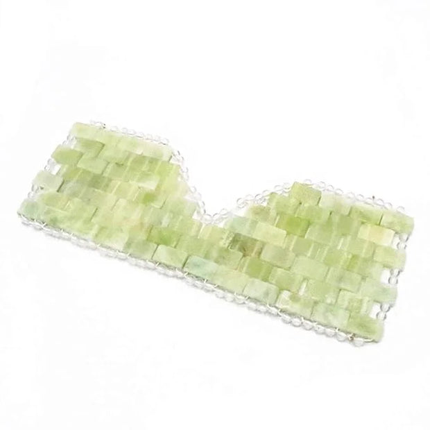 AITELEI Natural Jade Eye Mask Anti-Aging Facial Sleeping Eye Mask Hot or Cold Therapy Blindfold for Puffy Eyes, eye masks ...