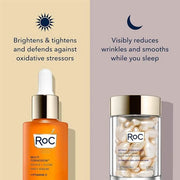 RoC Multi Correxion Revive + Glow 10% Active Vitamin C Serum for Face, Daily Anti-Aging Wrinkle and Skin Tone Skin Care Tr...