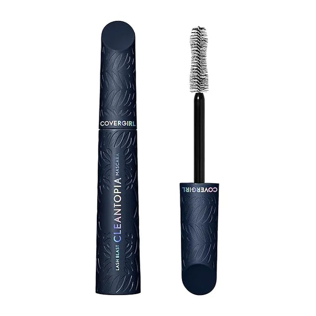CoverGirl Lash Blast Cleantopia Volume Mascara, 790 Ultramarine Black Frost, Vegan Formula, Clean, Volumizing, for Sensiti...