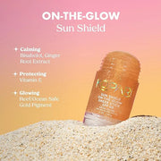 Kopari Sun Shield On-The-Glow Sheer Sunscreen Stick SPF 40, Sweat and Water Resistant Roll On Sunscreen For Face and Body ...