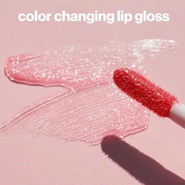 Just Glow Skincare & Beauty Magic Lips Color Changing Lip Gloss - Color Changing Lip Oil - Non-sticky, Hydrating, Moisturi...