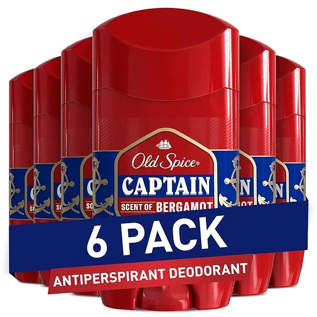 Old Spice Antiperspirant Deodorant for Men, 24/7 Sweat & Odor Protection, 24/7 Lasting Freshness, Invisible Solid, Captain...
