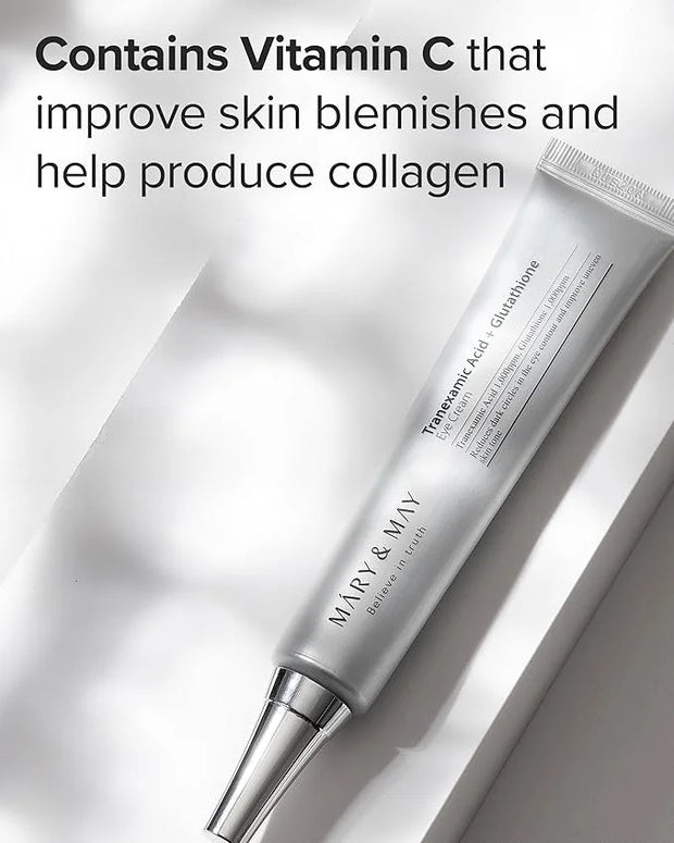 Mary&May Glutathione Eye Cream Special Set - Powerful Antioxidant, Reduces Dark Circles in the Eye, Improve Uneven Skin To...