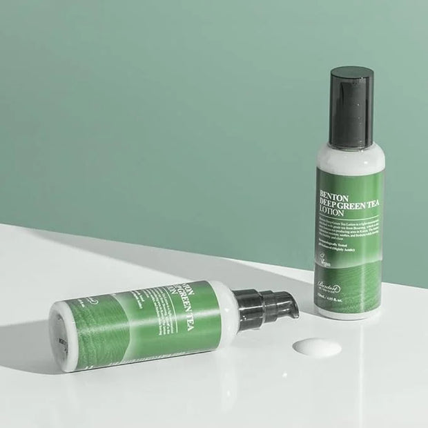 BENTON Deep Green Tea Face Moisturizer 4.05 fl.oz | Hydrating Korean Green Tea Face Lotion | Soothing & Refreshing Moistur...
