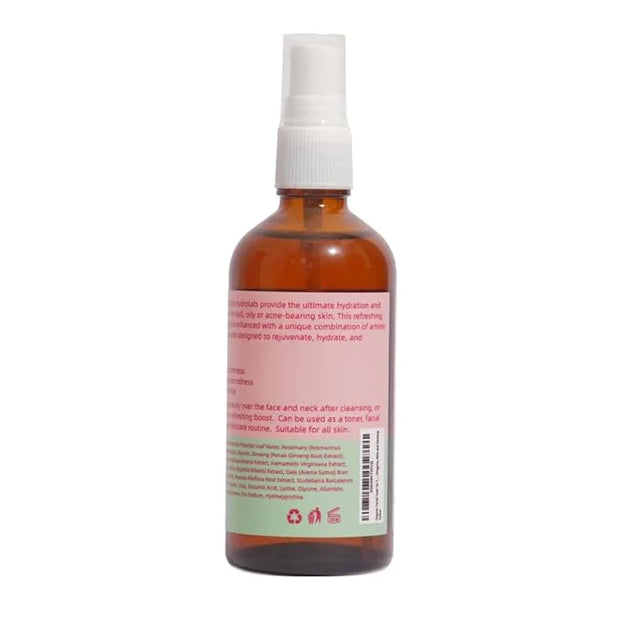 Organic Rosemary, Burdock Root, Ginseng & Mint Spray – Infused with Vitamins & Oregano – Revitalizing Herbal Tonic for Sca...