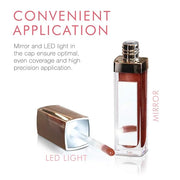 Beauty For Real Lip Gloss + Shine, Rebel Rebel - Deep Maroon Metallic - Non-Sticky Plumping & Hydrating Gloss - Light & Mi...